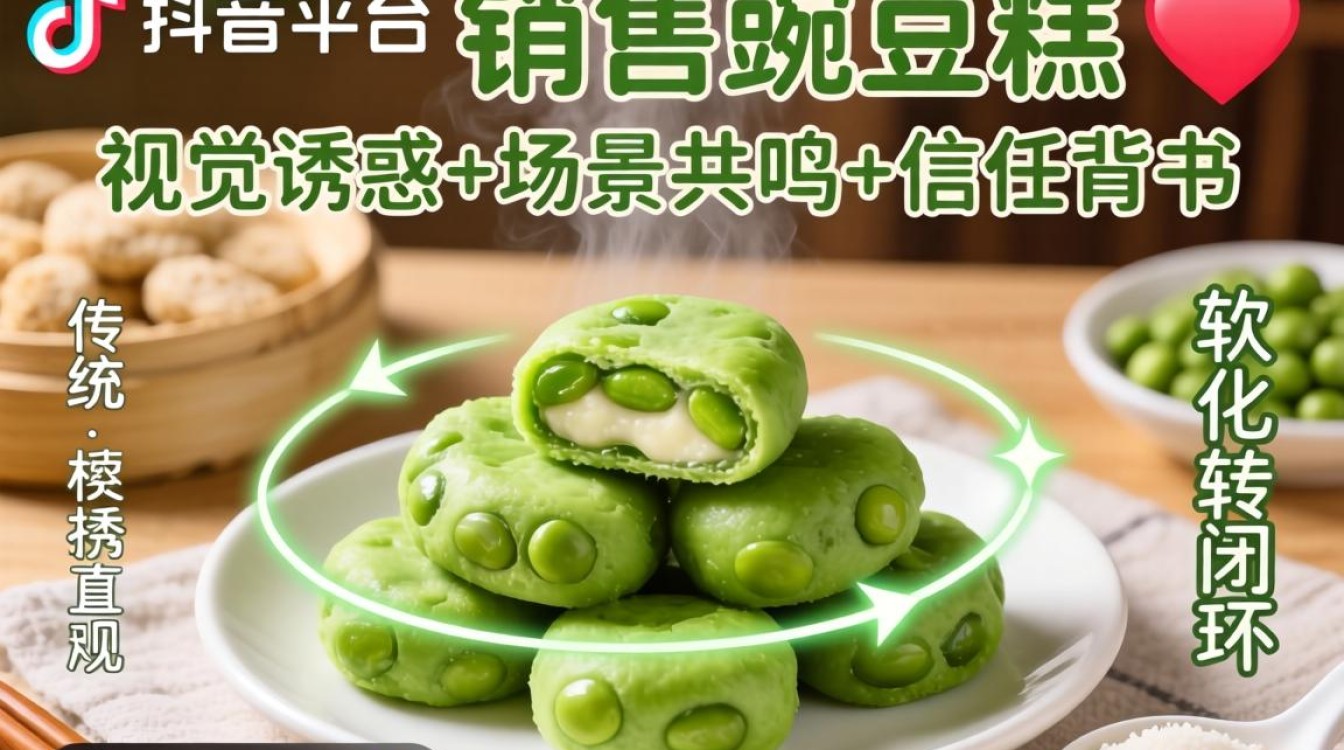 卖豌豆糕怎么做抖音?抖音卖豌豆糕带货话术与转化技巧 抖音卖豌豆糕带货话术与转化技巧