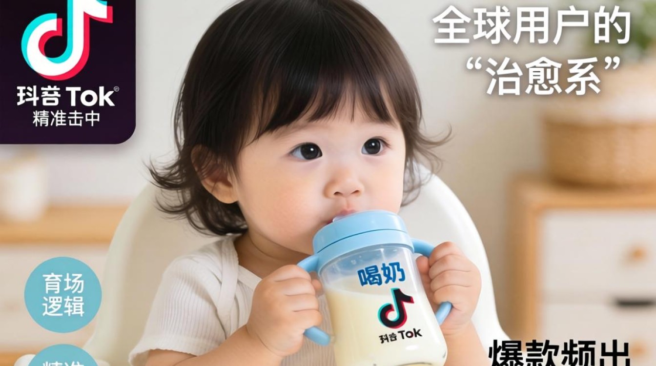 TikTok喝奶的小孩怎么拍