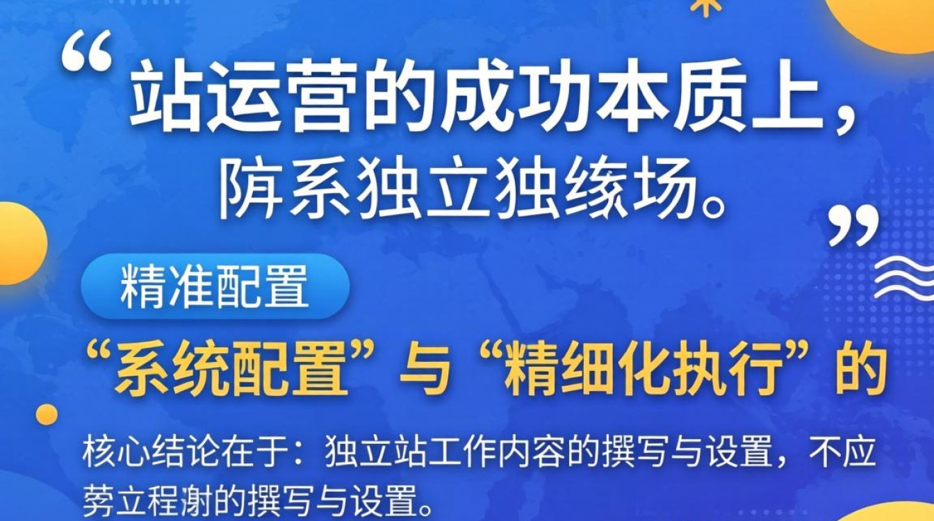 独立站工作内容设置教程