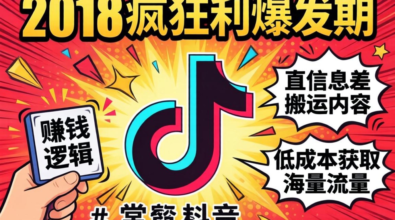 抖音18年怎么赚钱的呀