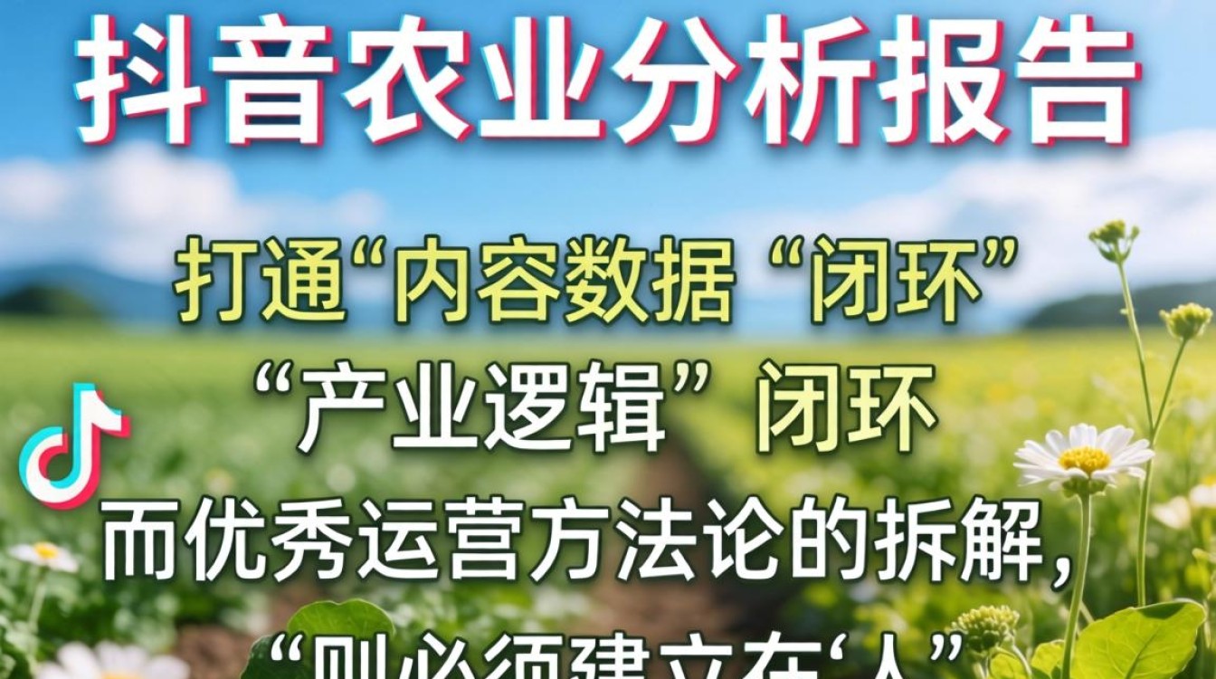 抖音农业分析报告怎么做