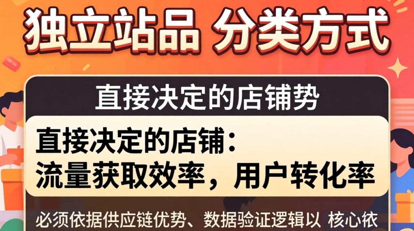 新手如何选择独立站分类