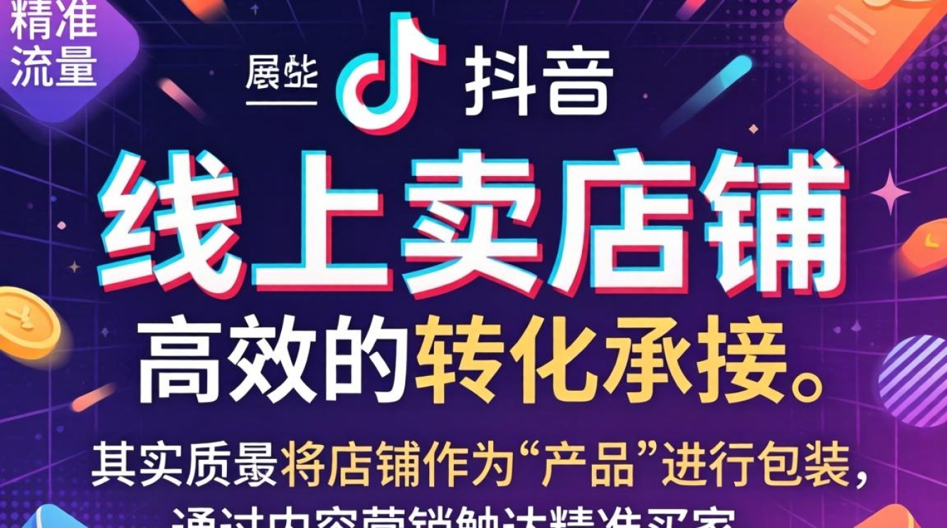 抖音线上卖店铺怎么做