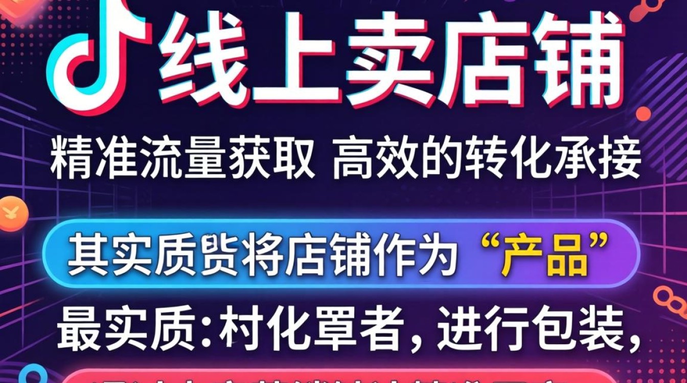 抖音线上卖店铺怎么做