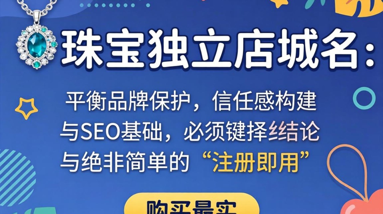 珠宝独立站域名购买流程及注意事项