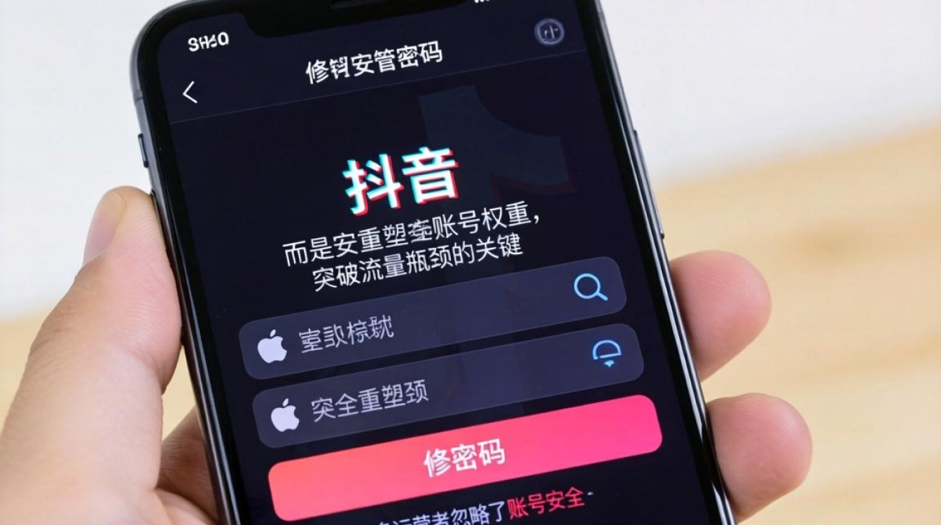 苹果怎么改抖音密码设置