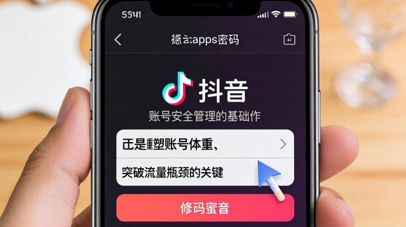 苹果怎么改抖音密码设置