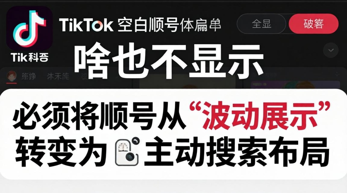 TikTok啥也不显示怎么办