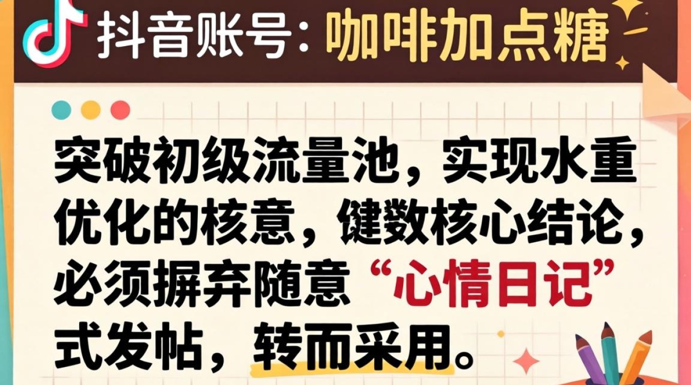 咖啡加点糖抖音号怎么写