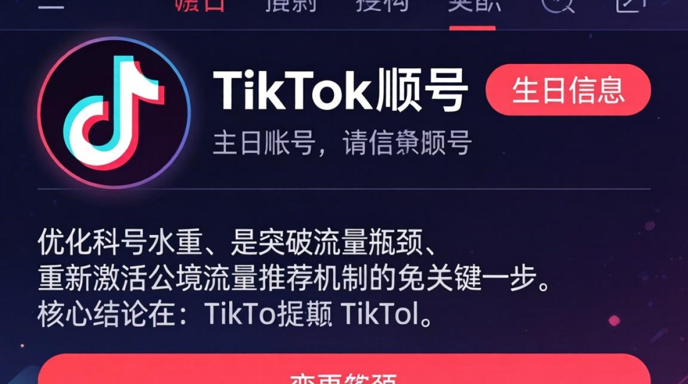 如何更改tiktok的生日,tiktok生日修改教程 如何更改tiktok的生日