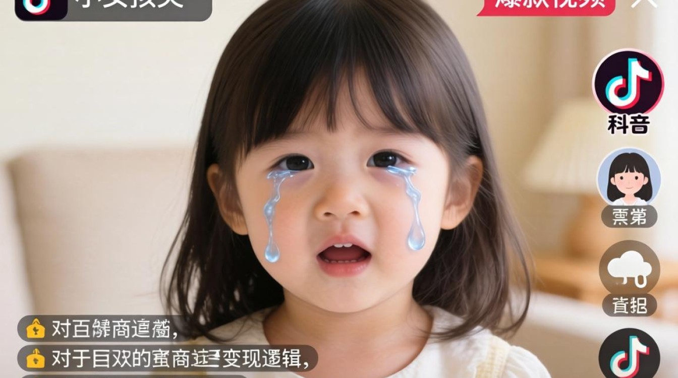 TikTok小女孩哭是怎么回事