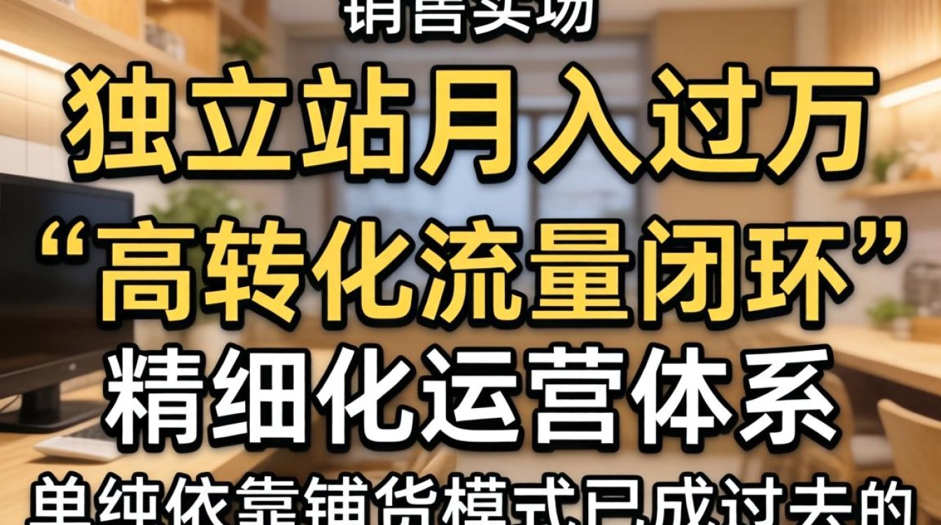 销售独立站怎么做才能月入过万