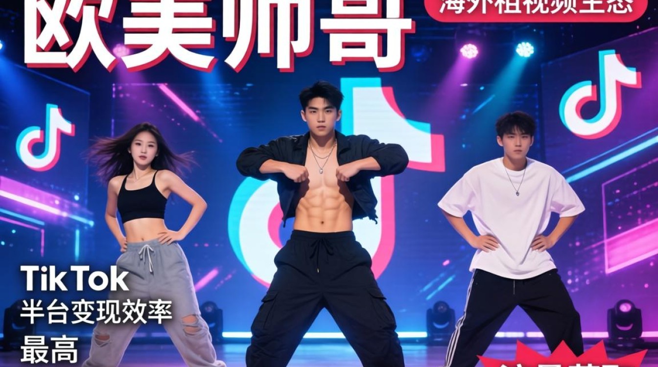 TikTok欧美帅哥舞蹈组合如何变现?海外市场赚钱方法 TikTok欧美帅哥舞蹈组合如何变现