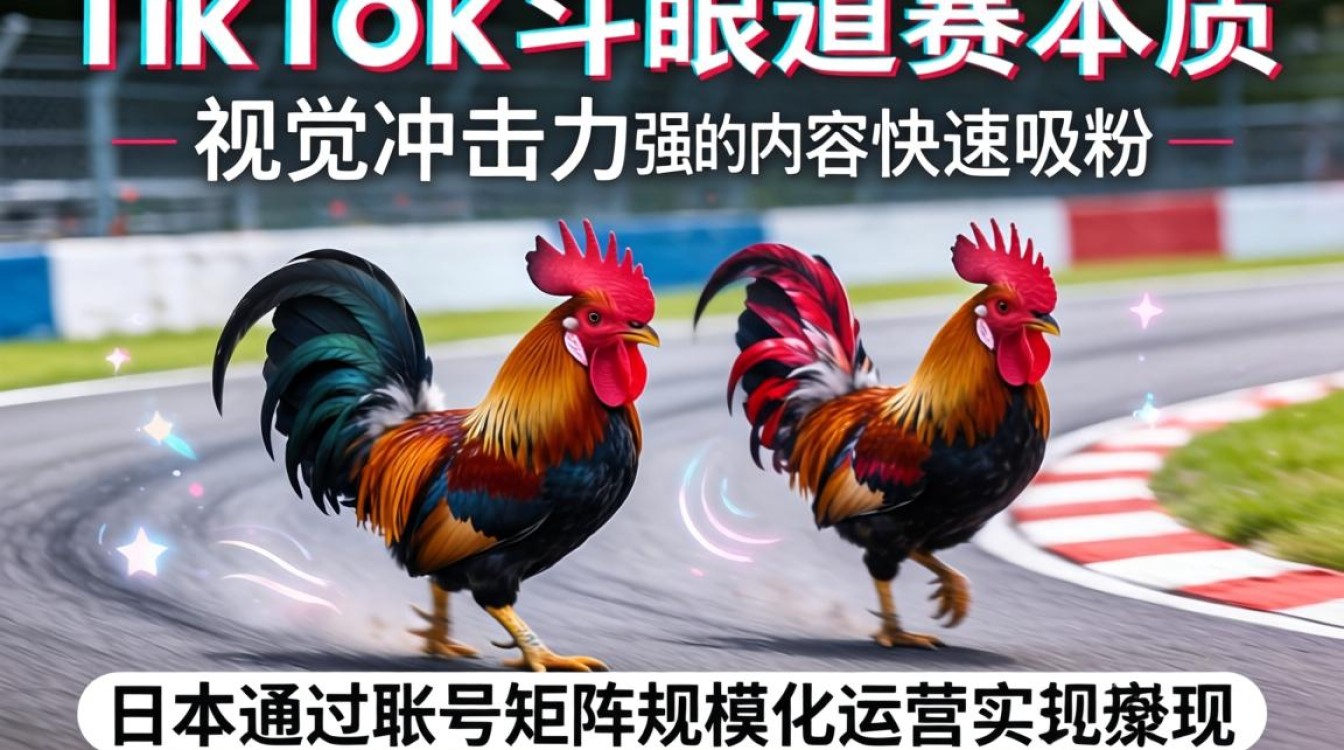 日本tiktok斗鸡眼怎么变现