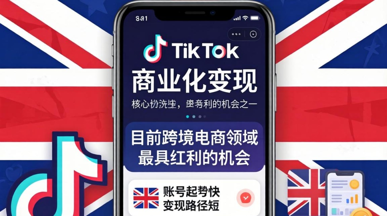 快手英国公司做tiktok变现方法