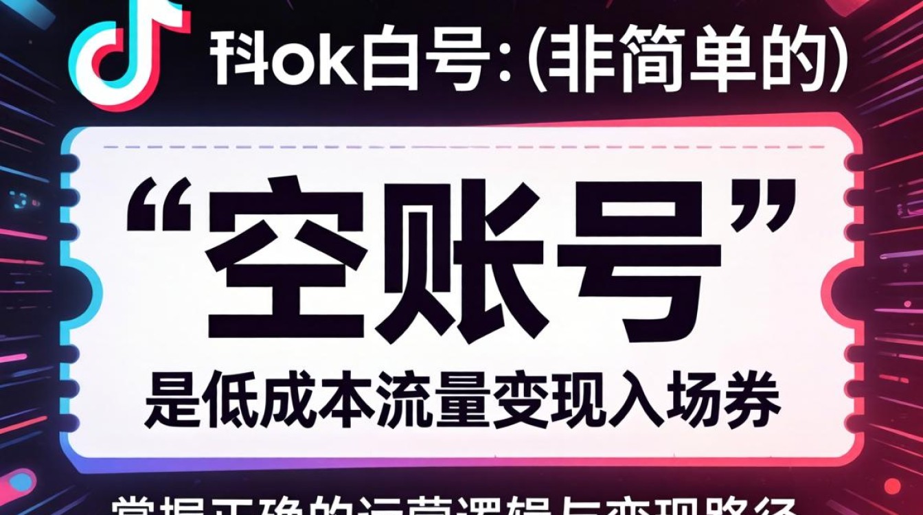 TikTok白号如何快速变现月入过万