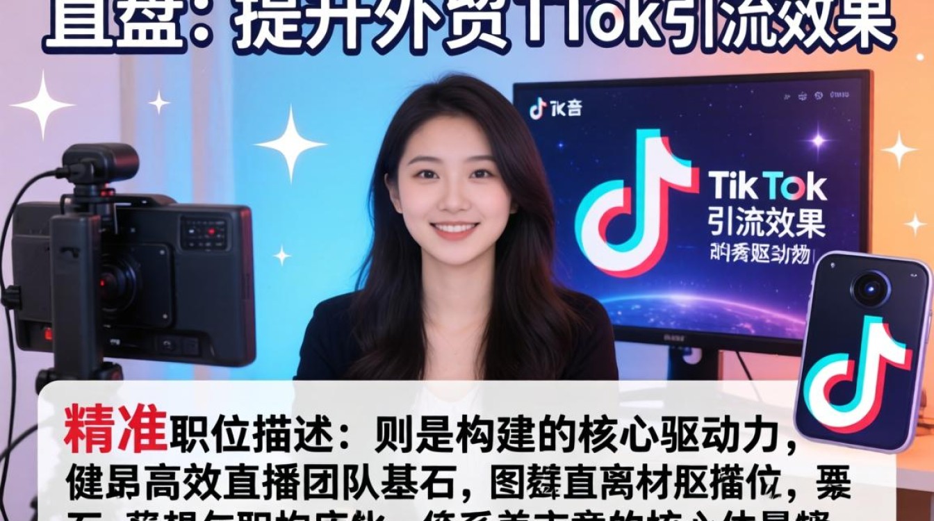 外贸tiktok引流职位描述如何优化直播效果
