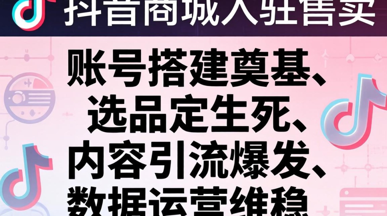 抖音商城怎么入驻产品卖