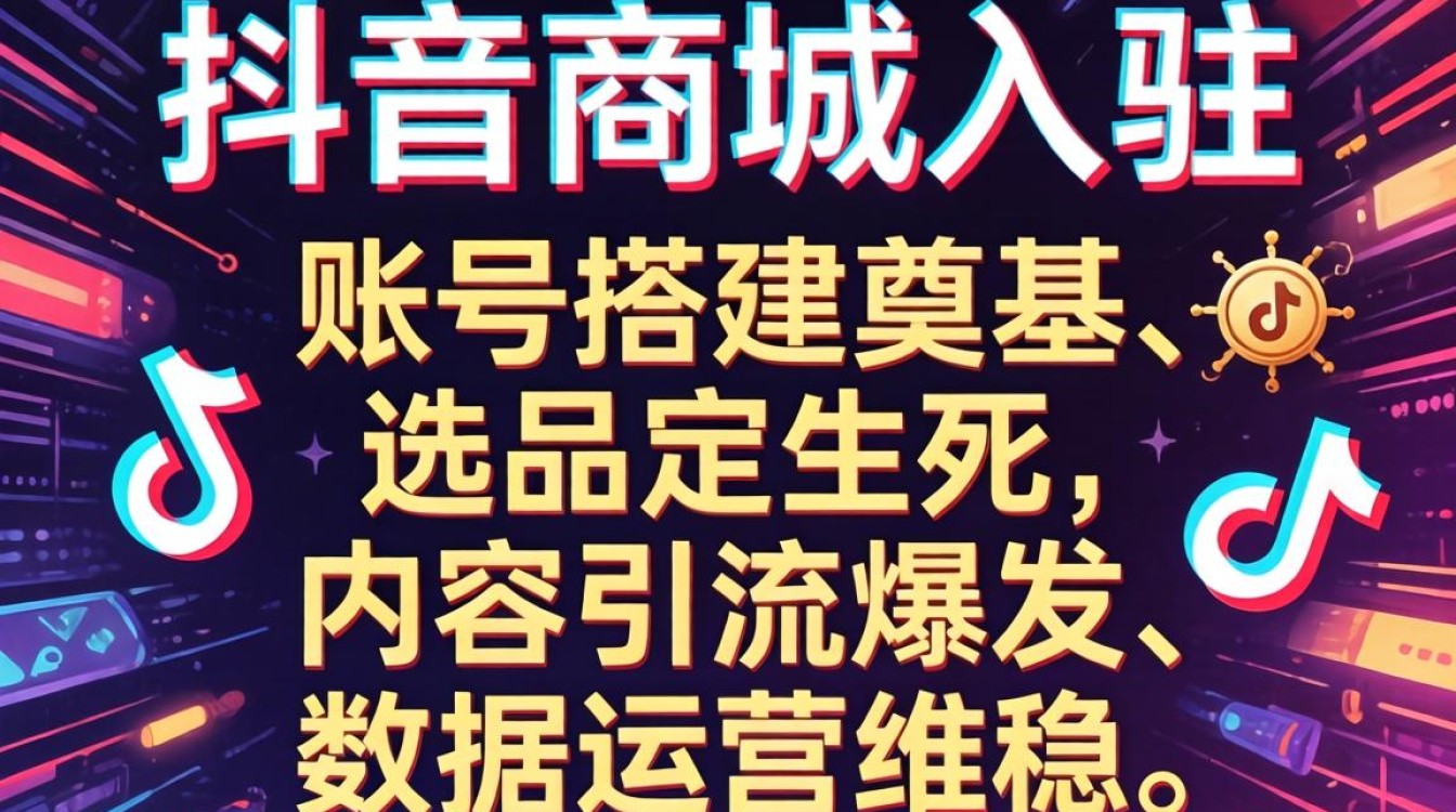 抖音商城怎么入驻产品卖