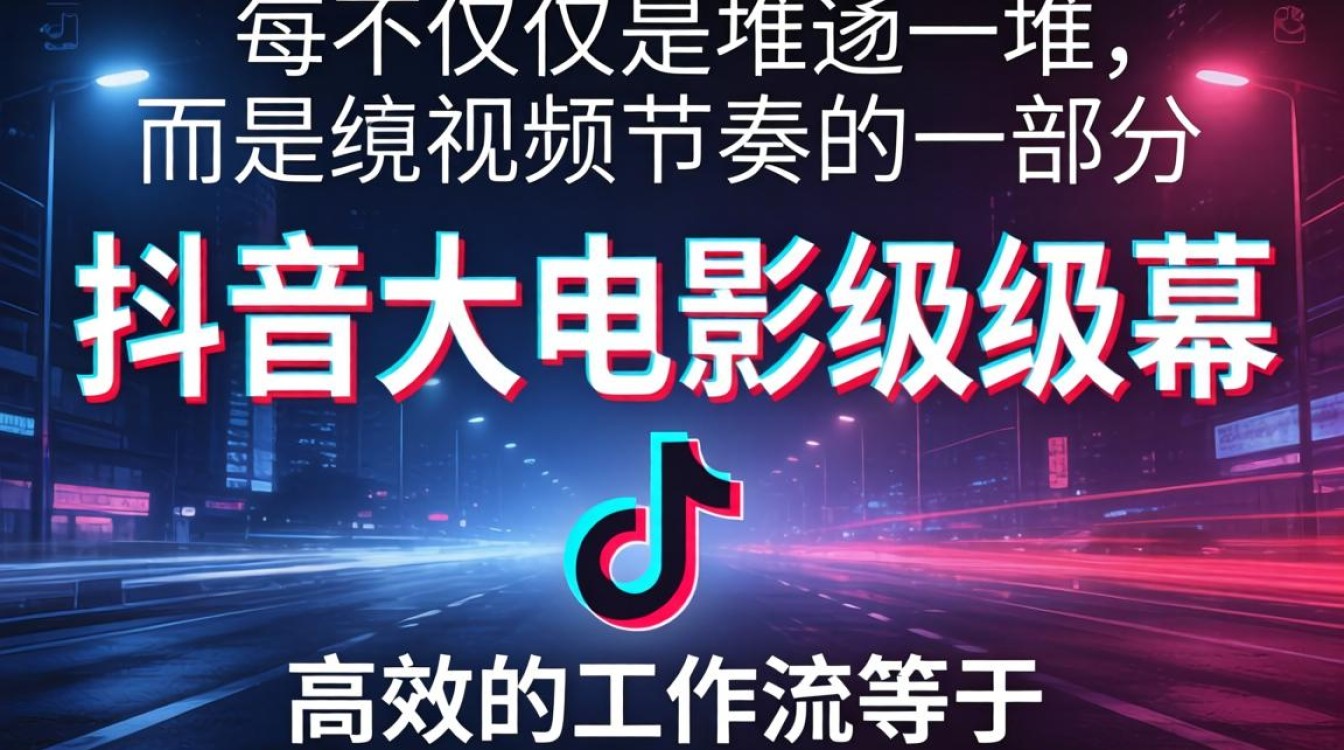 抖音电影解说字幕制作教程