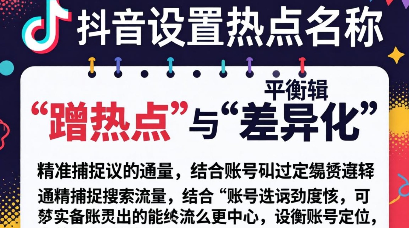 抖音热点名称怎么设置教程