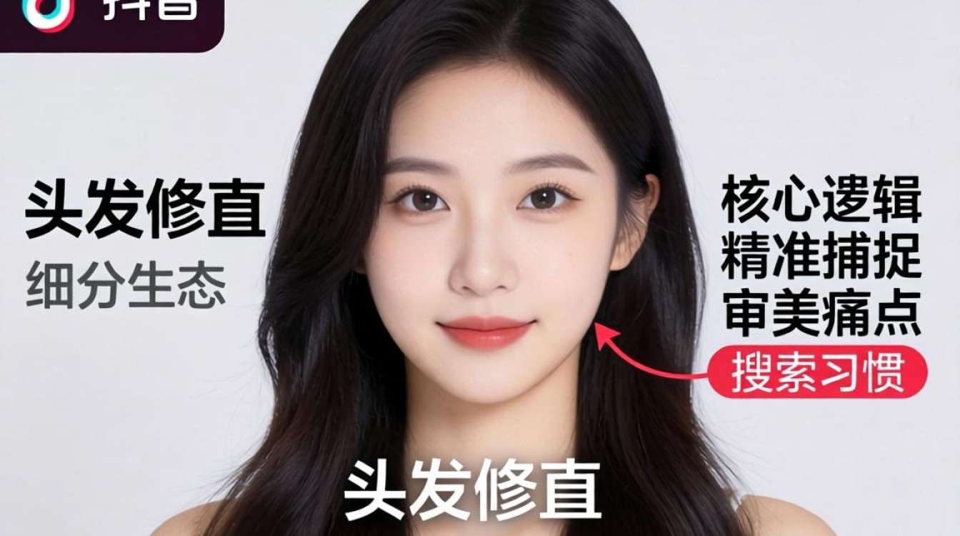 抖音怎么把头发修直的