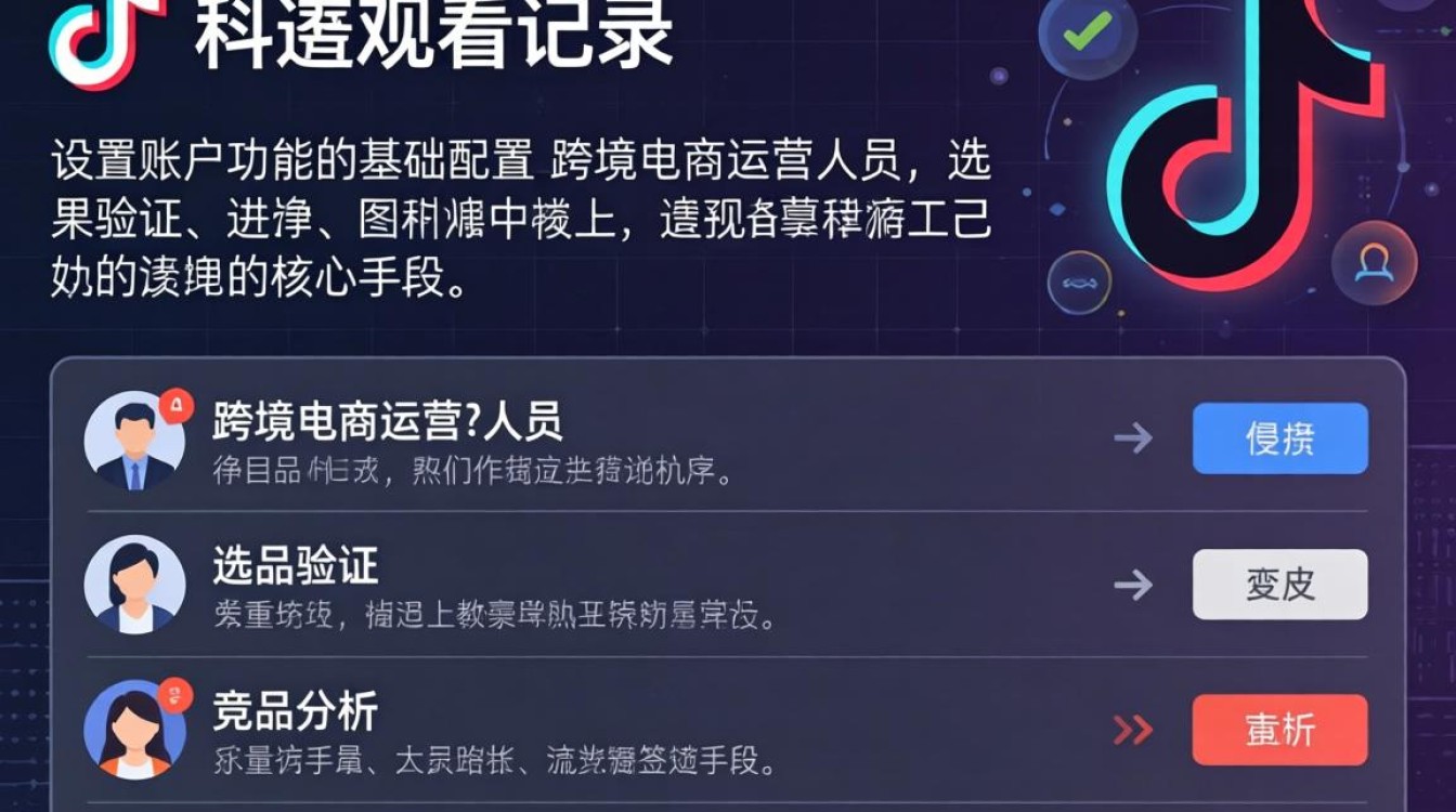 TikTok观看记录在哪里打开