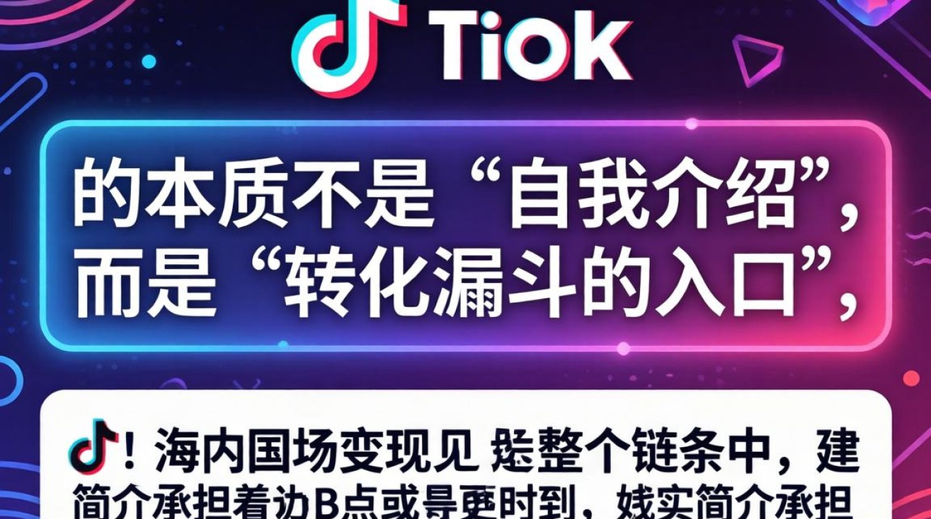 TikTok简介如何写