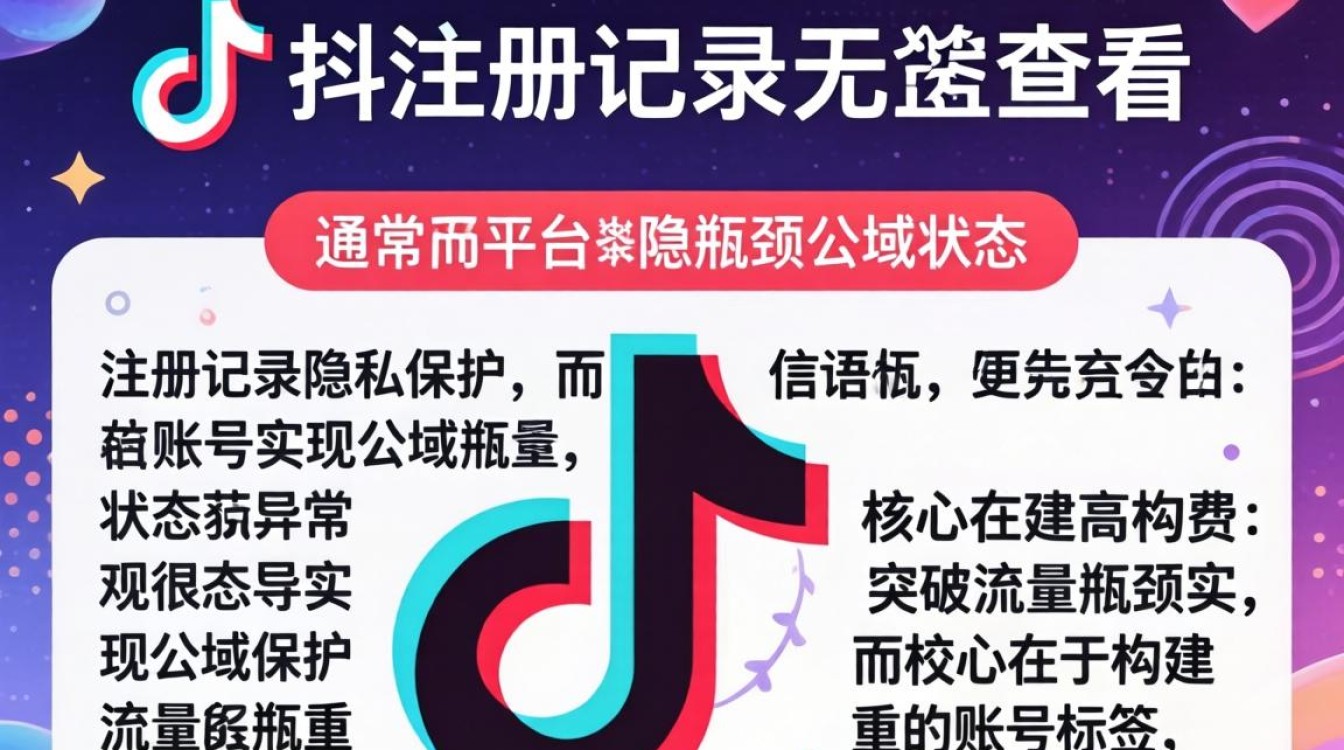 抖音注册记录怎么看不了