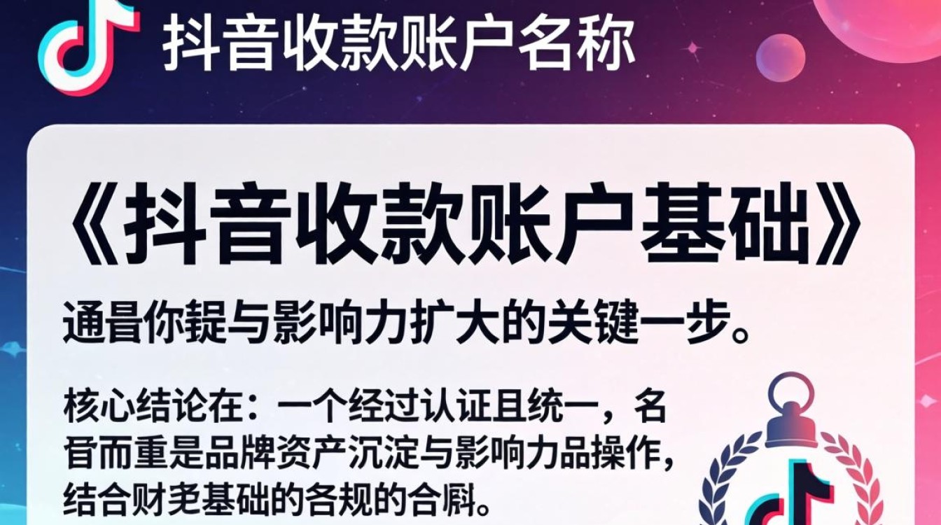 抖音收款账户名称如何修改