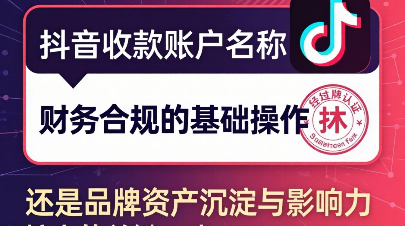 抖音收款账户名称如何修改