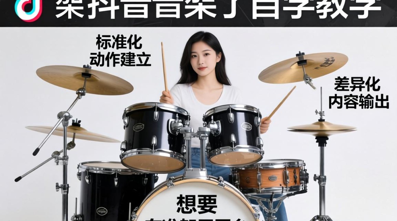 抖音架子鼓怎么自学教学