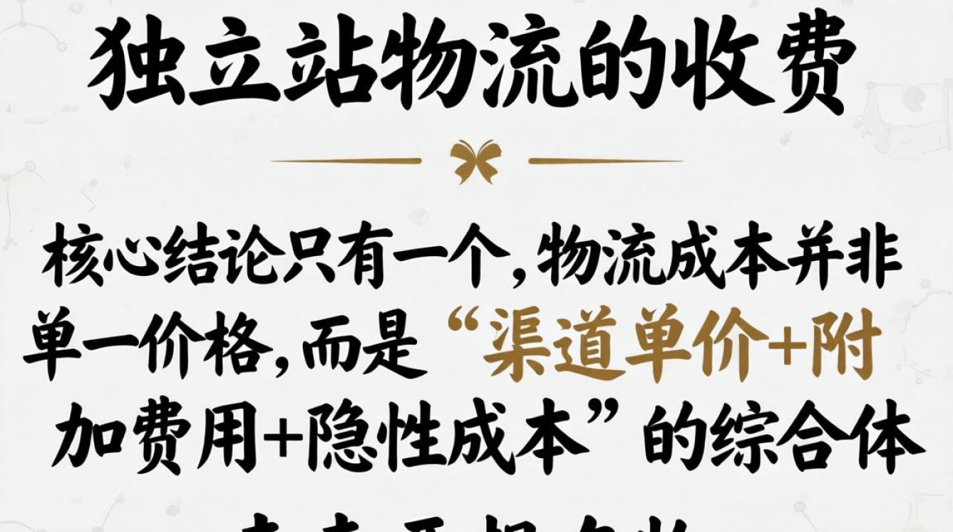 独立站物流费用一般多少钱