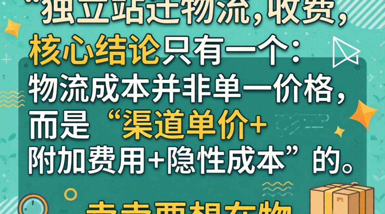独立站物流费用一般多少钱