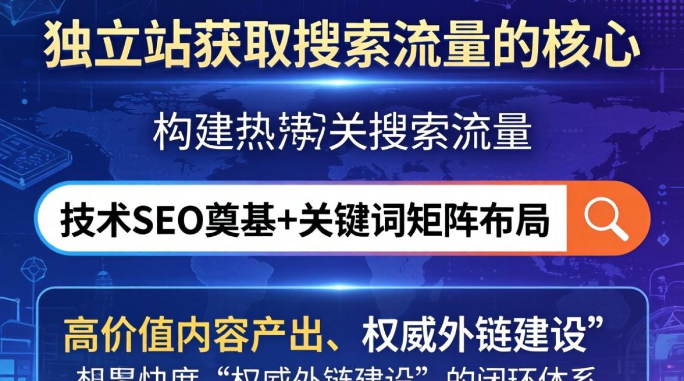 跨境独立站怎么搜索流量