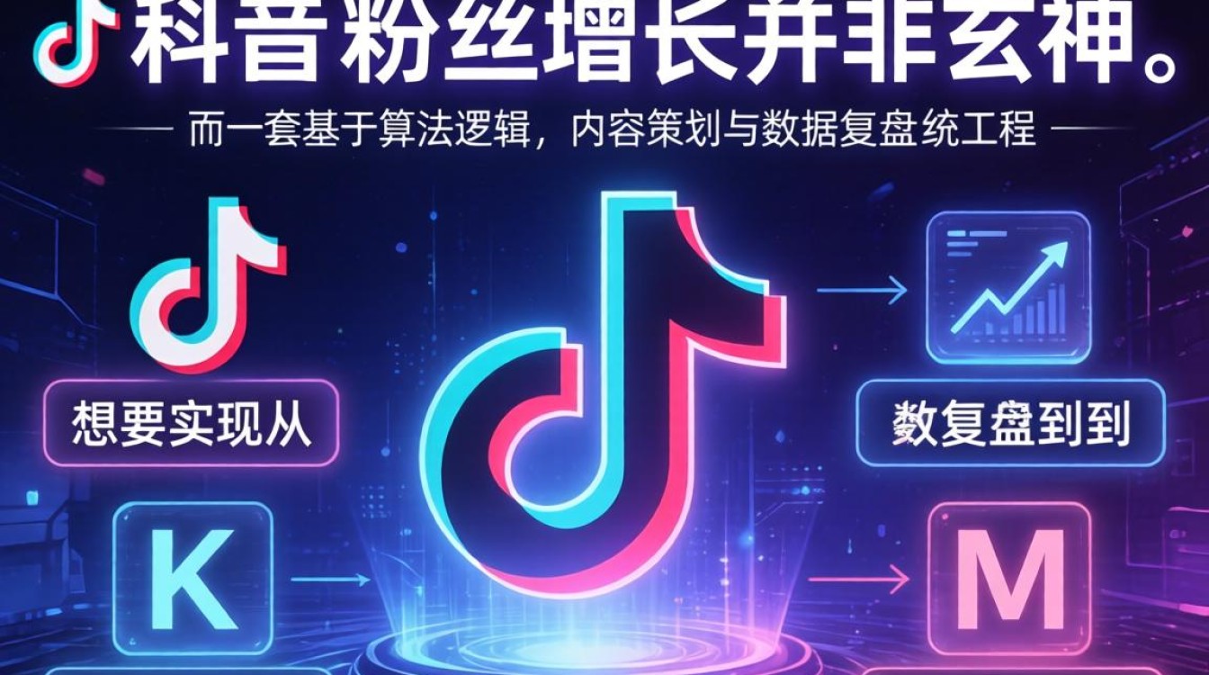 TikTok的k和m粉丝增长运营秘籍