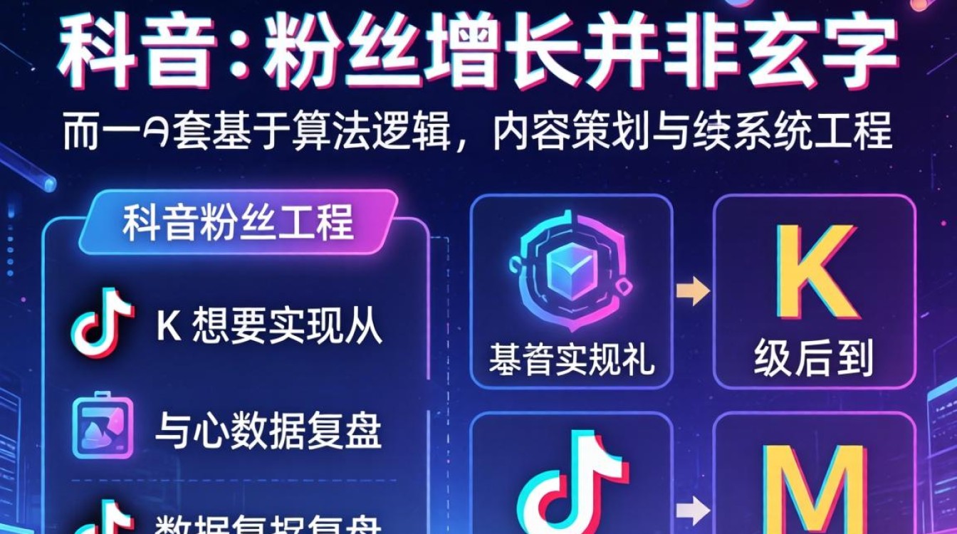 TikTok的k和m粉丝增长运营秘籍
