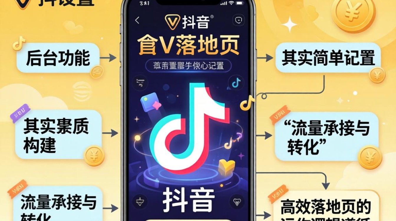 抖音黄v落地页怎么设置