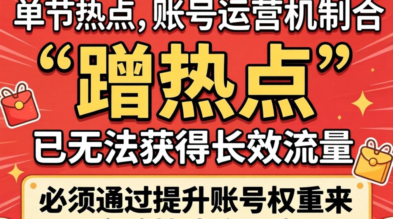 如何提升账号权重突破流量池