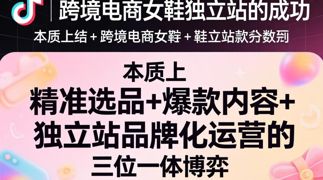TikTok跨境电商女鞋怎么做