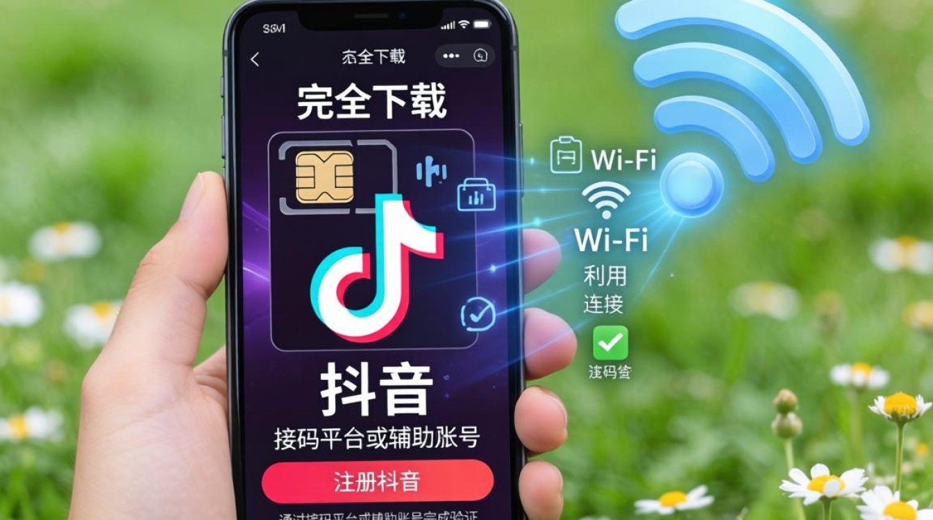 手机没卡怎么下载抖音吗