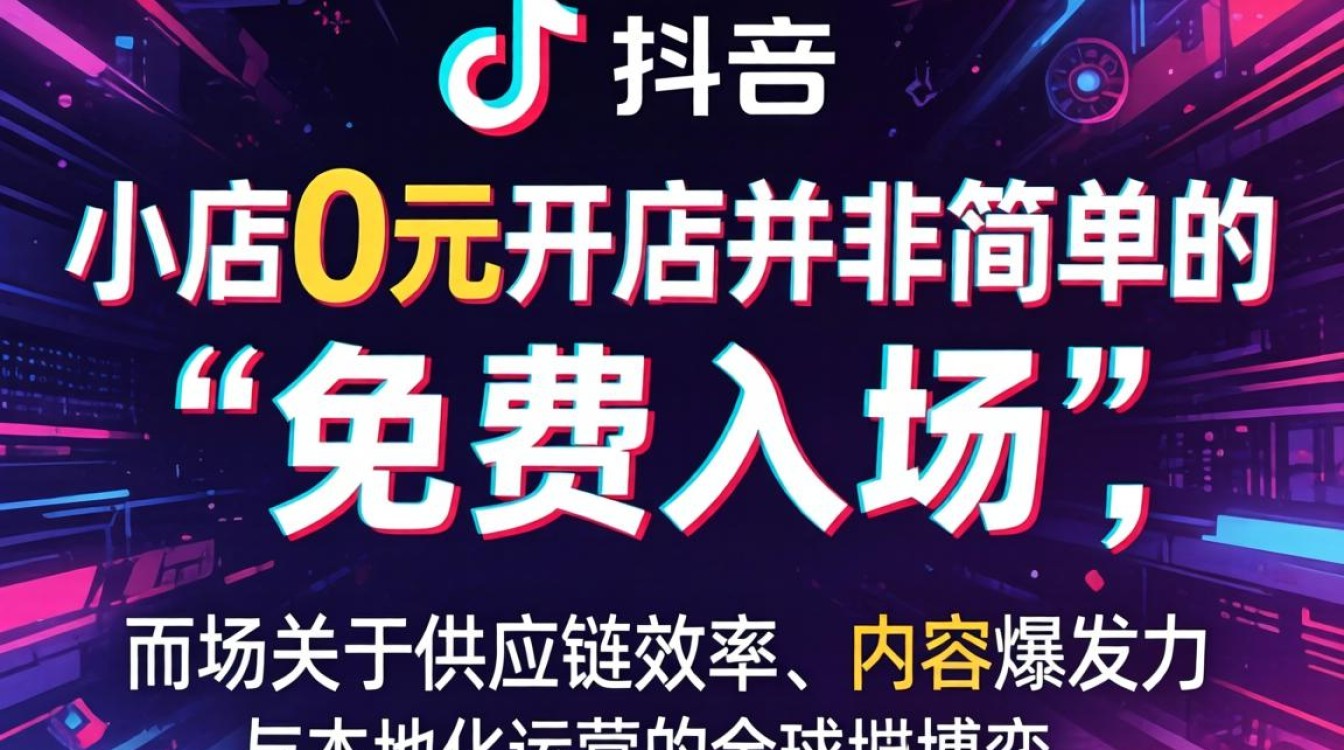 TikTok小店0元开店怎么做