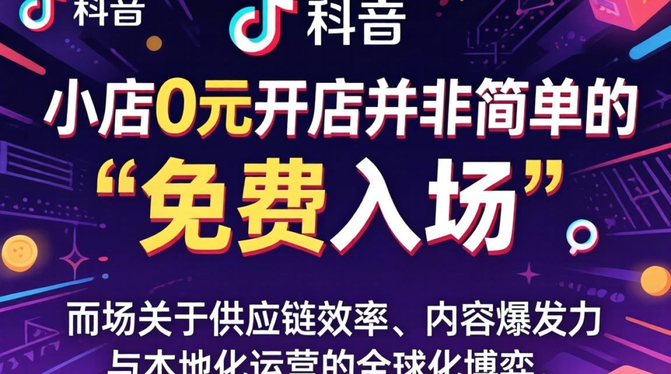 TikTok小店0元开店怎么做