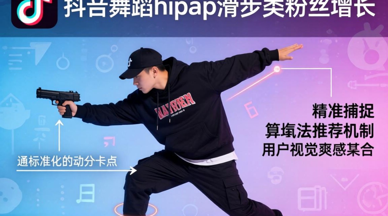 TikTok舞蹈hiphop滑步怎么涨粉