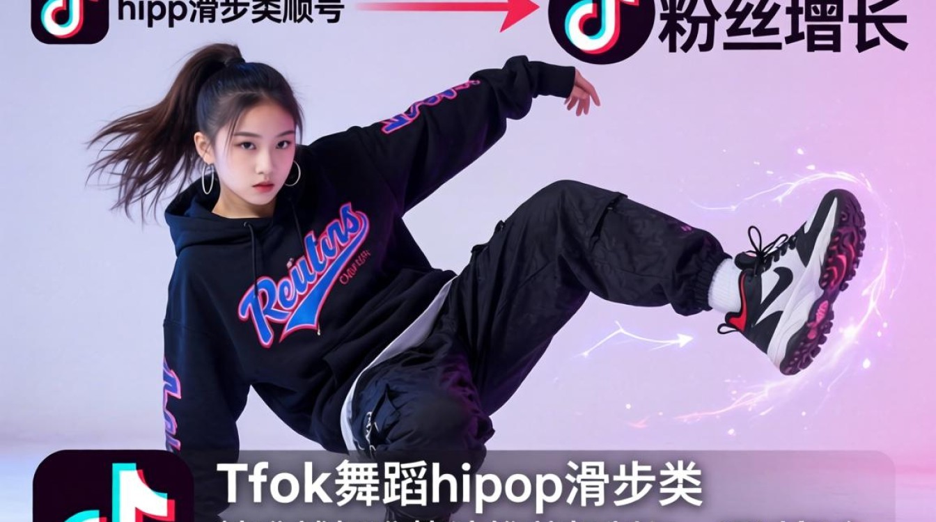 TikTok舞蹈hiphop滑步怎么涨粉