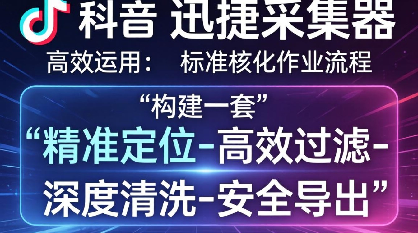 TikTok 迅捷采集器怎么用