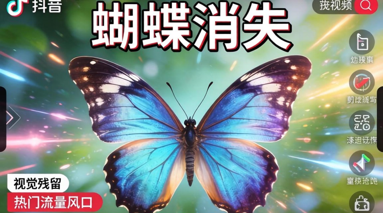 在抖音发蝴蝶消失怎么拍