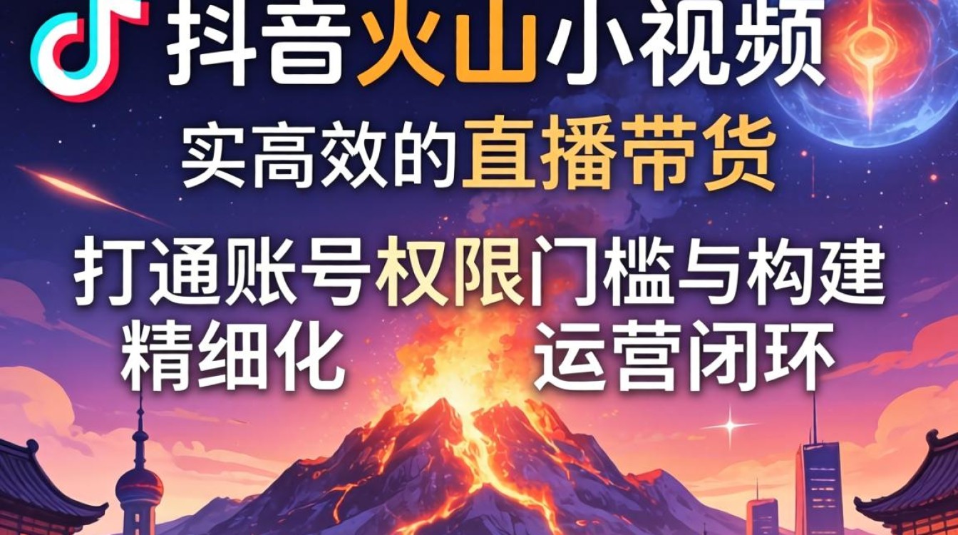 抖音火山小视频怎么开通?直播带货技巧有哪些? 抖音火山小视频怎么开通