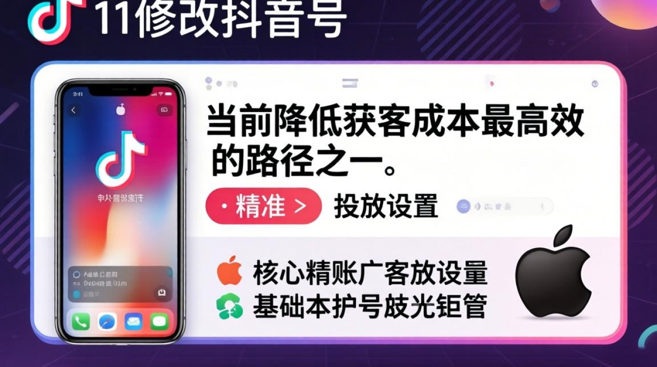 苹果11怎么改抖音号?抖音广告投放如何降低获客成本 抖音广告投放如何降低获客成本