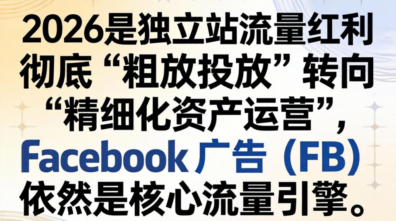 fb怎么投独立站?2026市场分析专业解读 2026市场分析专业解读